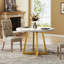 Round Metal Base Dining Table
