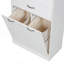 Armoire de rangement pour salle de bain avec deux paniers à linge-901375809