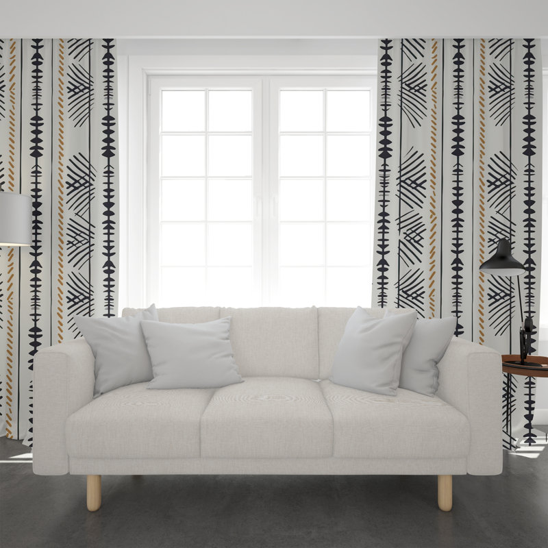 Paire de rideaux obscurcissant en polyester Easingwold, L 20 po x H 82 po