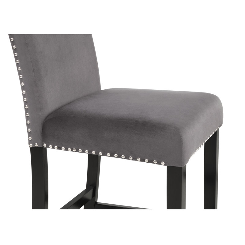 Cadagan 24.5'' Counter Stool, Gray
