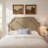 Magnolia Stain-Resistant Performance Velvet Queen Size Headboard In Taupe Almond-174843665-174843658