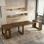 Table de salle à manger extensible pliable, console extensible en bois multifonctionnelle
