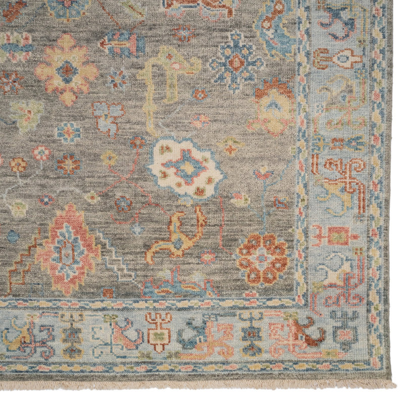 Solena Performance Hand Knotted Wool Oriental Indoor Rug, Rectangle 3' x 5'