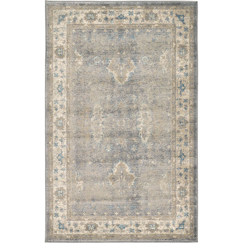 Linz Floral Indoor Rug, Rectangle 2' x 3'