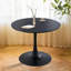 Ensemble de table de salle à manger rond avec 2 chaises-1410260249-1410260247