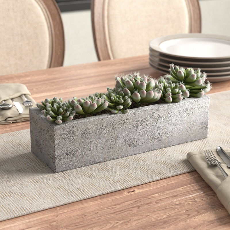 Succulent artificielle 2,25" en pot de fleurs