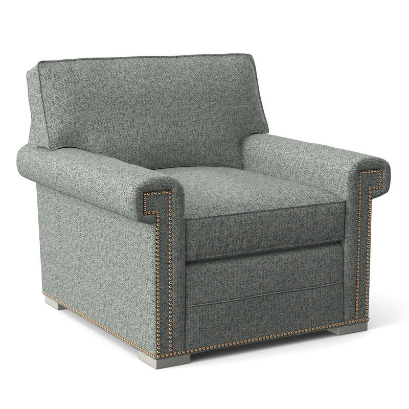 Davidson Armchair, Yes, Tuck Water, Dove Gray