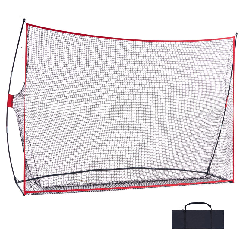 VEVOR Polyester Goal with Carrying Case, 85.2" H x 129.6" W x 37.2" D