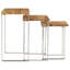 Izmir Rectangular Metal Outdoor Table Sets , 60cm cm W 33cm cm D-418026444-418026419