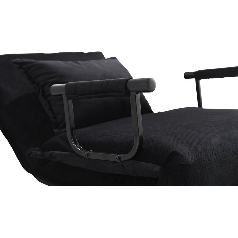 Fauteuil convertible Kono, Noir