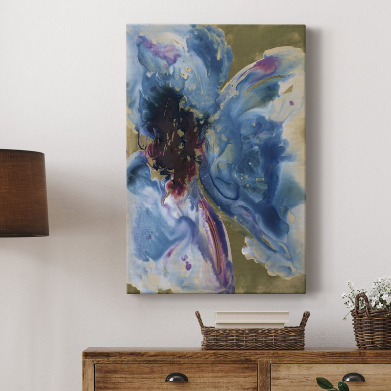 Beauté changeante II - peinture sur toile tendue, H 18 po x l 12 po x P 1 po