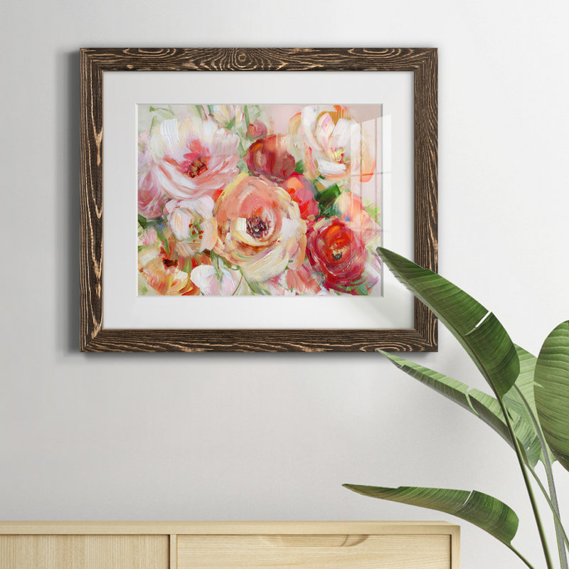 «Bold Summer» par J Paul, reproduction d'art sur papier encadrée, H 24 po x l 18 po x P 1,5 po, Papier avec cadre noyer