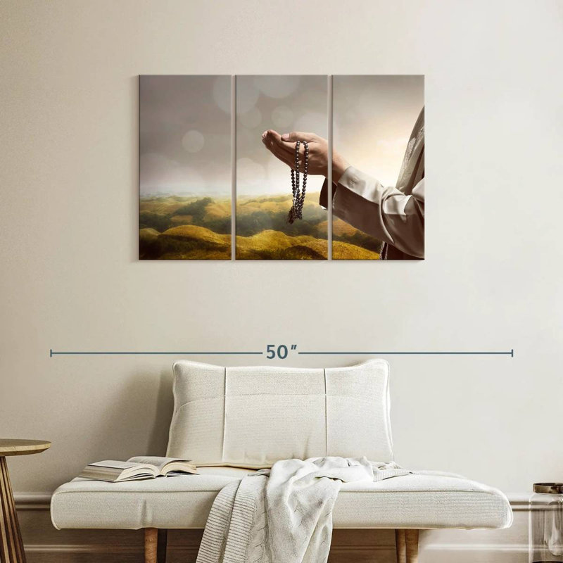 Adella Islamic Prayer, 24" H x 38" W