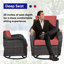 Swivel and sliding wicker patio chairs-2117509928-2119223131