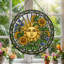 Panneau de vitrail Sunflower Sun-677502948