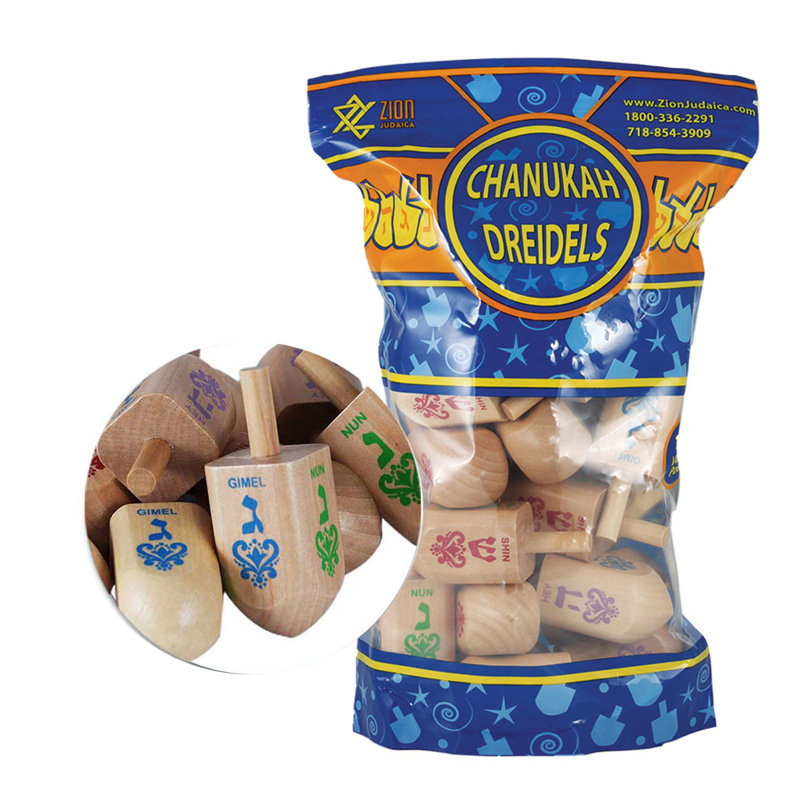 Dreidel en bois