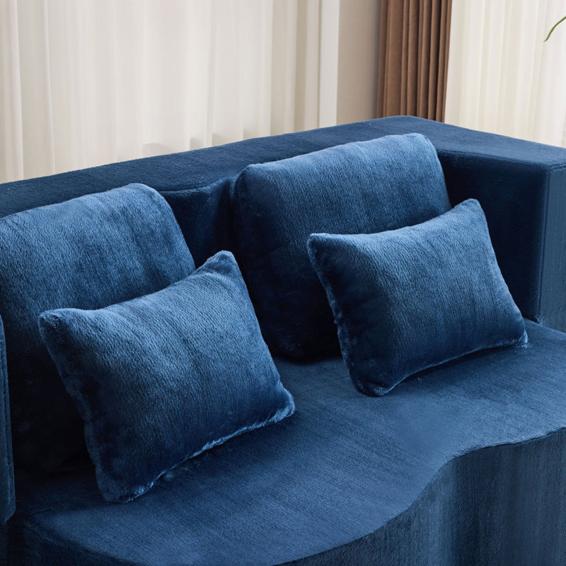 Canapé-lit pliable, canapé futon moelleux, canapé-lit convertible en mousse haute densité, canapé-lit pliable pour salon, chambre d'amis, chambre à coucher