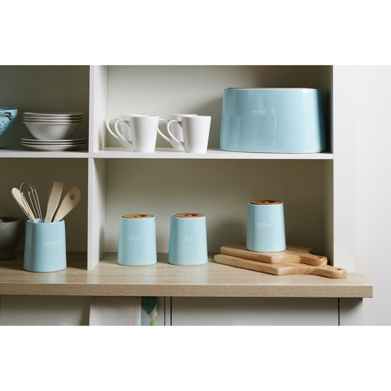 Blaisdell Ceramic Food Storage Container, Blue