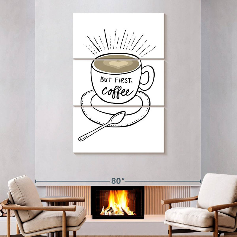 Tergel Coffee First, 74" H x 48" W