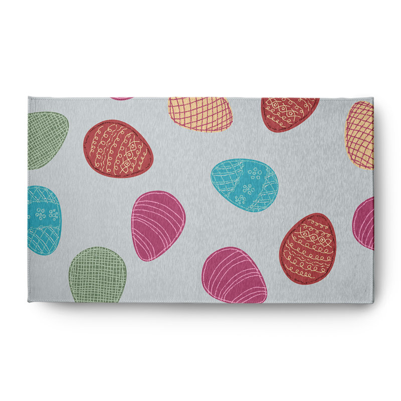 Tapis en chenille Egg Hunt, Rectangle 3 pi x 5 pi