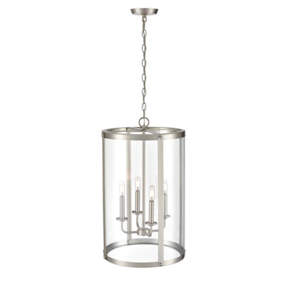 Luminaire suspendu cylindrique à 4 lumières Kambri