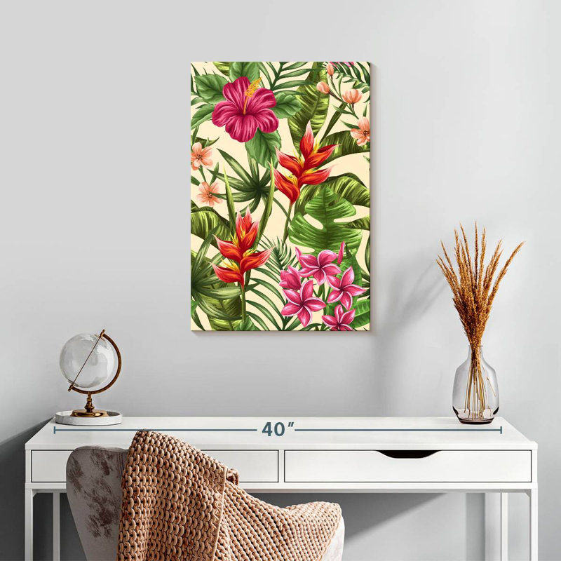 Kerner Tropical Flowering Plants, 24" H x 16" W