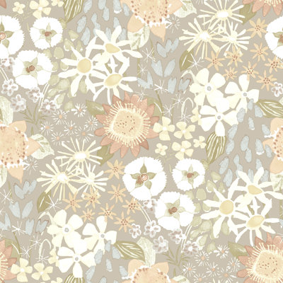 Anika Flowers Wallpaper