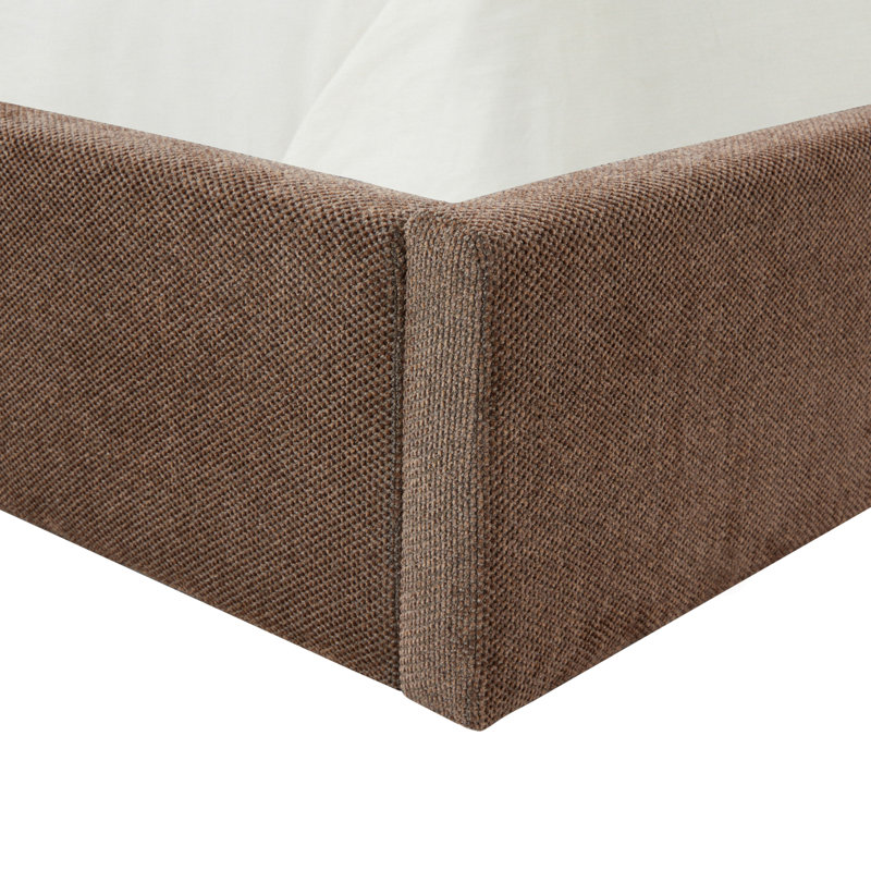 Lit en chenille Marcelline, King, Dark Brown