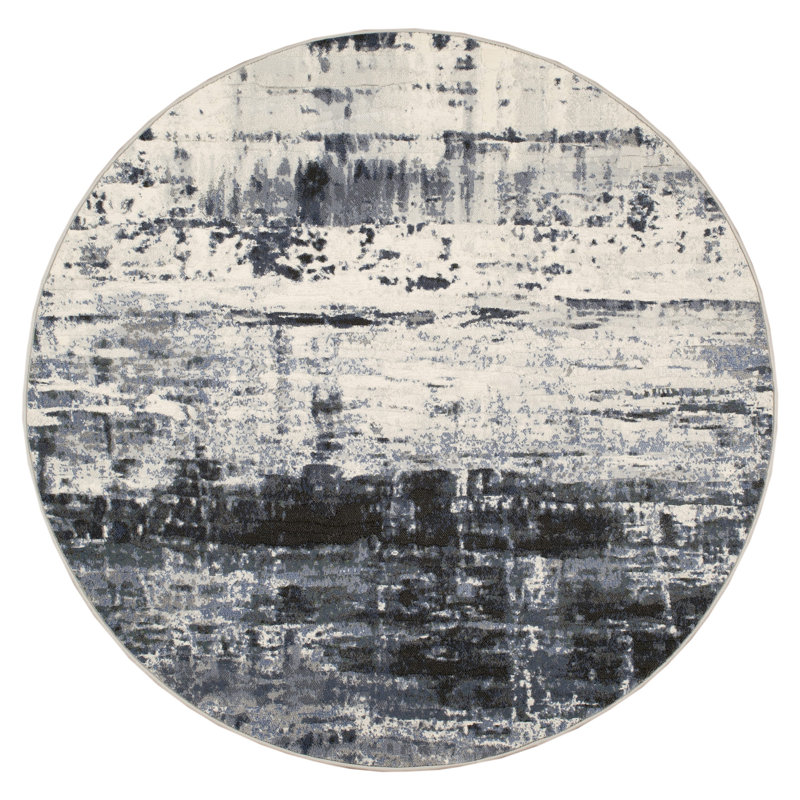 Aaliyah Abstract Area Rug, Round 200cm