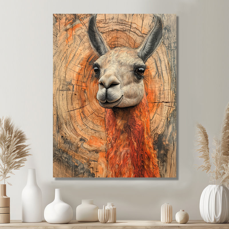Gillison - animaux, art mural sur toile, H 32 po x l 24 po, Wrapped Canvas, Does Not Apply