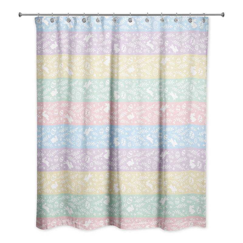 Areatha Striped Shower Curtain