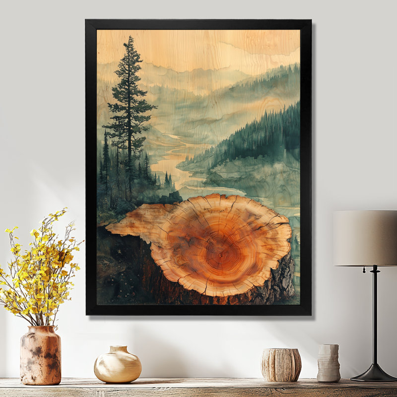 Germon - paysages, art mural sur toile, H 32 po x l 16 po, Noir, noir, noir, noir, Reproduction encadrée d'une seule photo