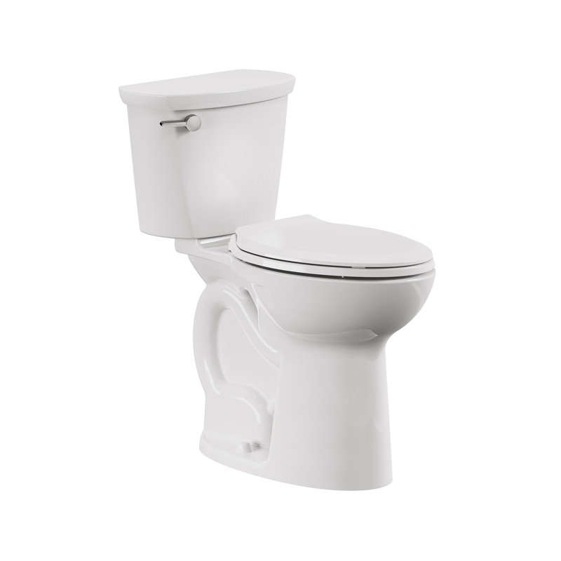 Cadet PRO Two-Piece 1.28 gpf Tall Height Elongated Right-Hand Trip Lever Toilet Less Seat, Left