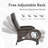 Serita Caeden Outdoor All-Weather PE Wicker Adjustable Reclining Lounge Chair With Cushions-2072068628