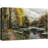 Lake River Landscape " Pine Tree Forest River "-99142314-99142313