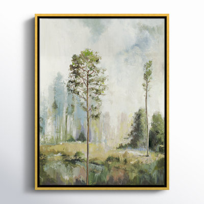 Teton "Tall Green Trees I" Print by Allison Pearce