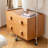 Wooden Coat Rack with Drawers & Mobile Wheels