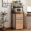 Mini-réfrigérateur vintage à 4 niveaux avec rangement réglable et design multifonctionnel pour la cuisine, le bureau ou le salon.