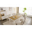 Chaise d'appoint rembourrée en tissu de lin (ensemble de 2)-1406849369