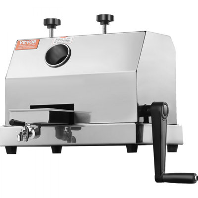 Commercial Sugar Cane Juicer, 110LBS/H High Output Sugarcane Juicer Machine with 3 Stainless Steel Rollers and 2.4" Large Inlet, Manual Sugarcane Juice Squeezer Extractor for Commercial/Home Use
