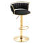Tabouret de bar pivotant avec dossier Ginko-882844517-879315310