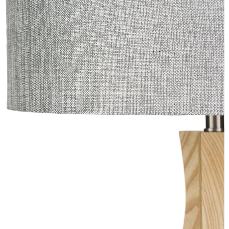 Lampe trépied 60 "Ornette, Gris clair