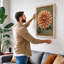 Dahlia Bloom Botanical - Wrapped Canvas-1433952868-1433952867