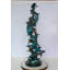 Statue Nifao Dolphin Spiral Wave