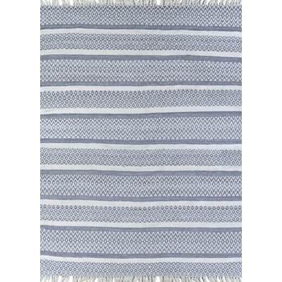 Tapis gris tissé à la main Cheriton