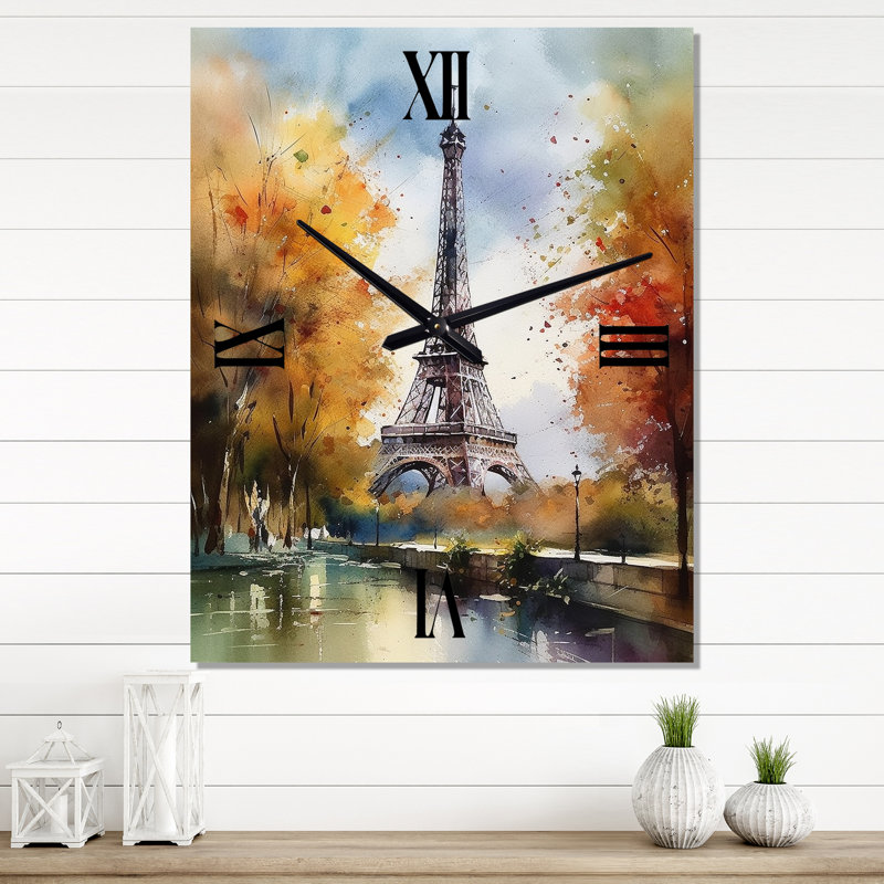 Horloge murale Janaja, H 28 po x l 12 po x P 1 po