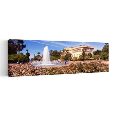 San Diego Ca Architecture Flower Wall Art