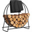 30 Inches Round Log Rack With Cover