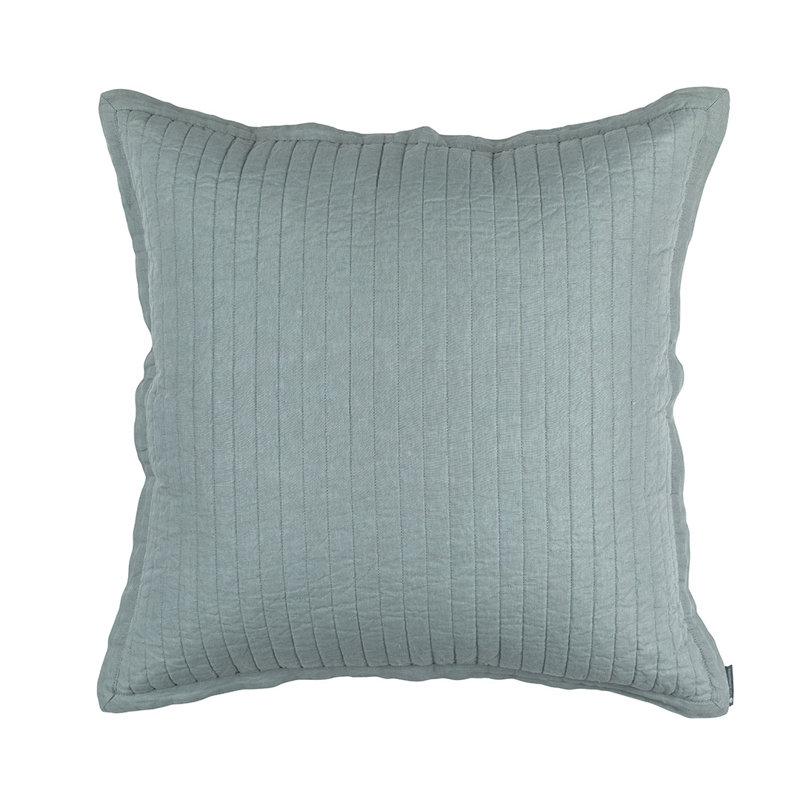 Tessa Linen Euro Pillow Cover & Insert, Sky