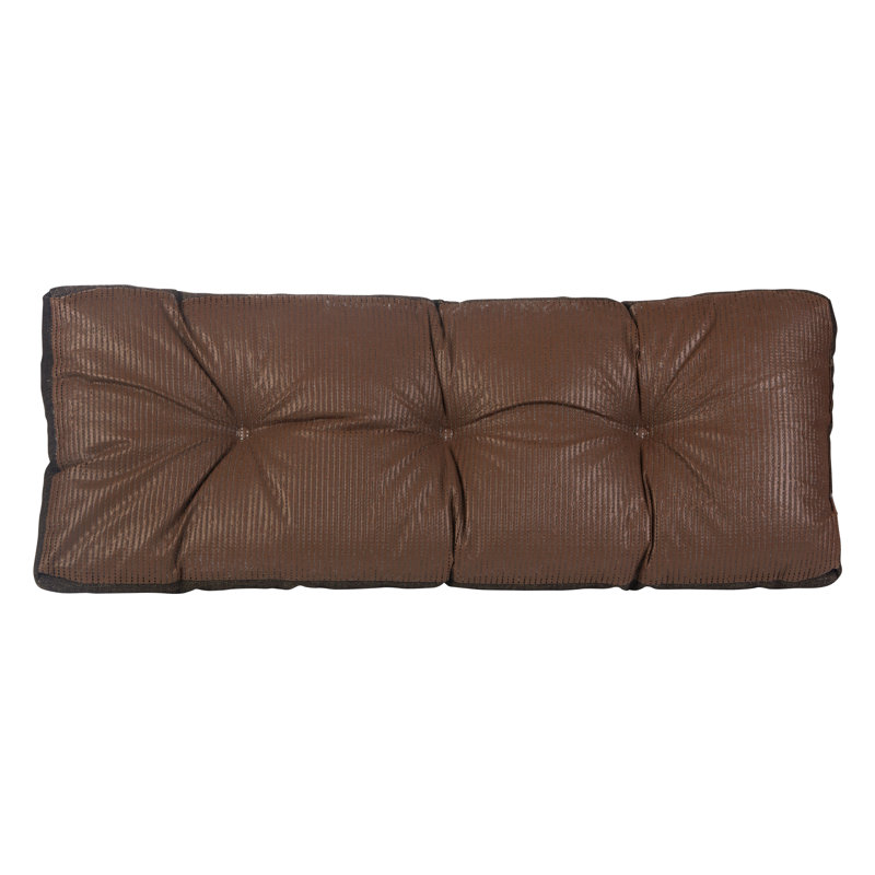 Coussin de banc antidérapant Omega, Châtaigne, L 35 po x P 14 po